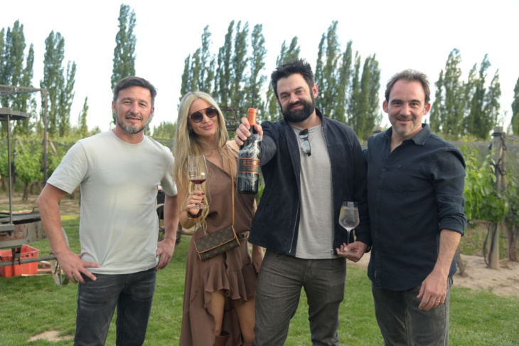 Mauricio Vegetti (Head Winemaker de Lui Wines), Paola Pavón (Gte de MKT de Alta Plata), Trevor Sheehan (Acclaimed Wine Company) y Lucas Dalla Torre (Director Comercial de Lui Wines).