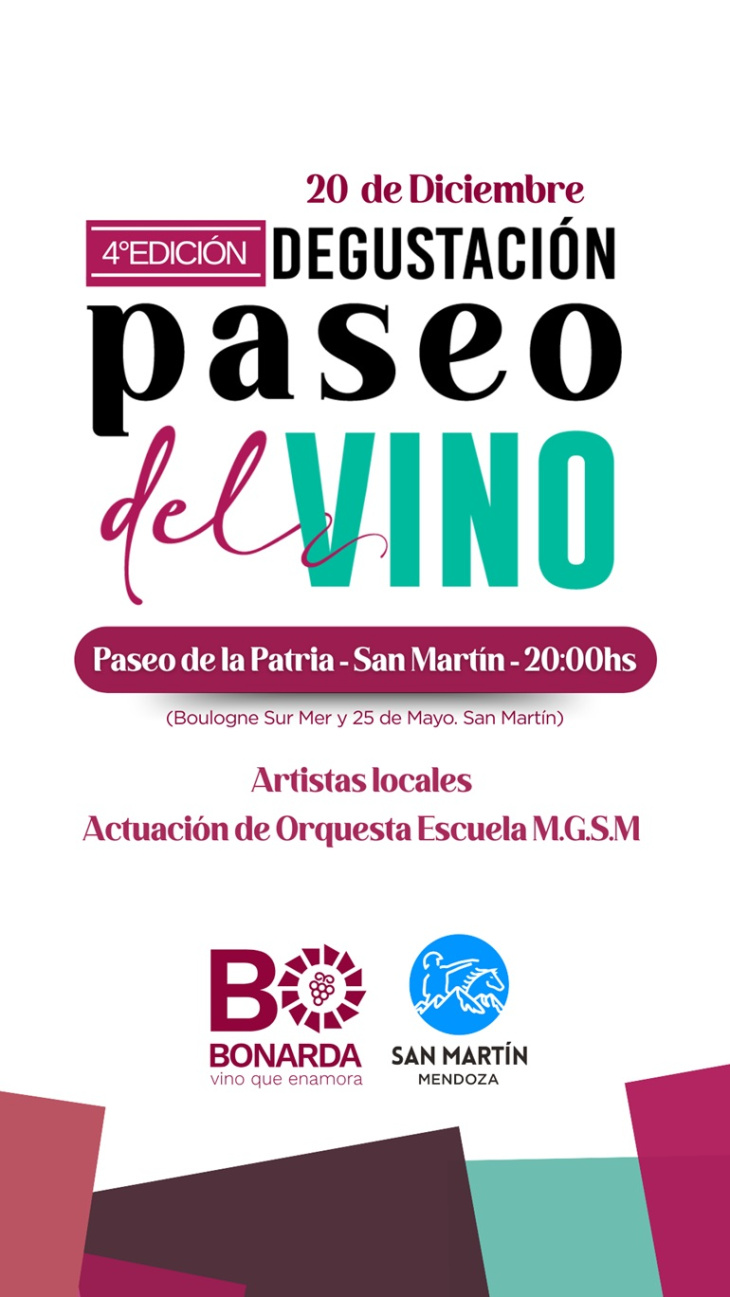 Cuarta edición del Paseo del Vino en Tierras del Bonarda