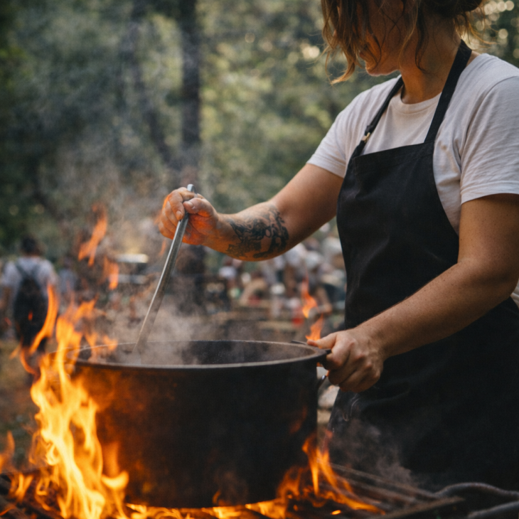 Habrá cocina en vivo con sopas elaboradas frente al público.