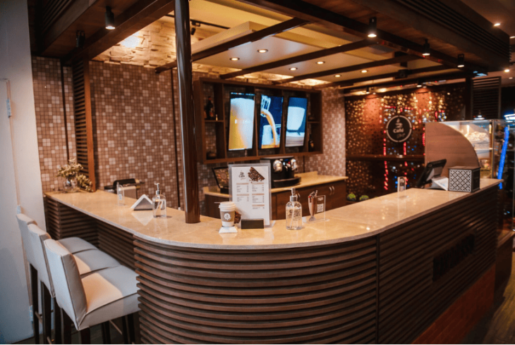 El café Plaza del Dreams-Hyatt