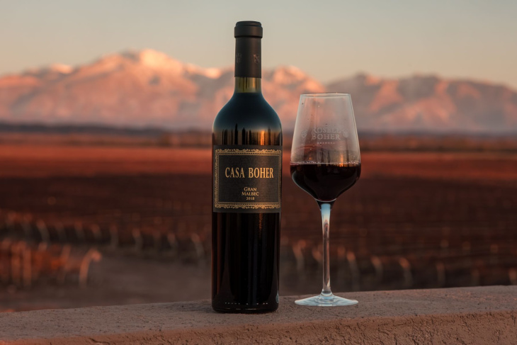 El vino proviene de 30 hileras ubicadas en San Pablo, a 1.280 metros sobre el nivel del mar.