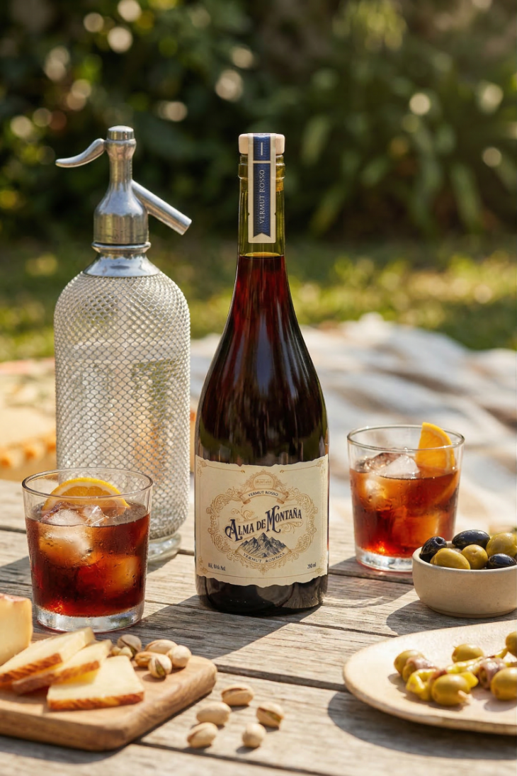 El nuevo aperitivo combina vino base y una selección de botánicos de montaña.