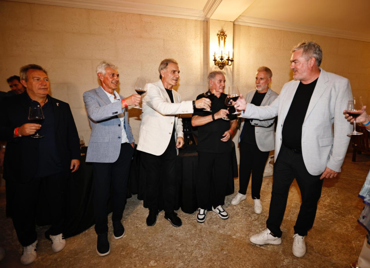 Los campeones del 86 presentaron sus vinos en Miami a 40 años de la final en el Azteca