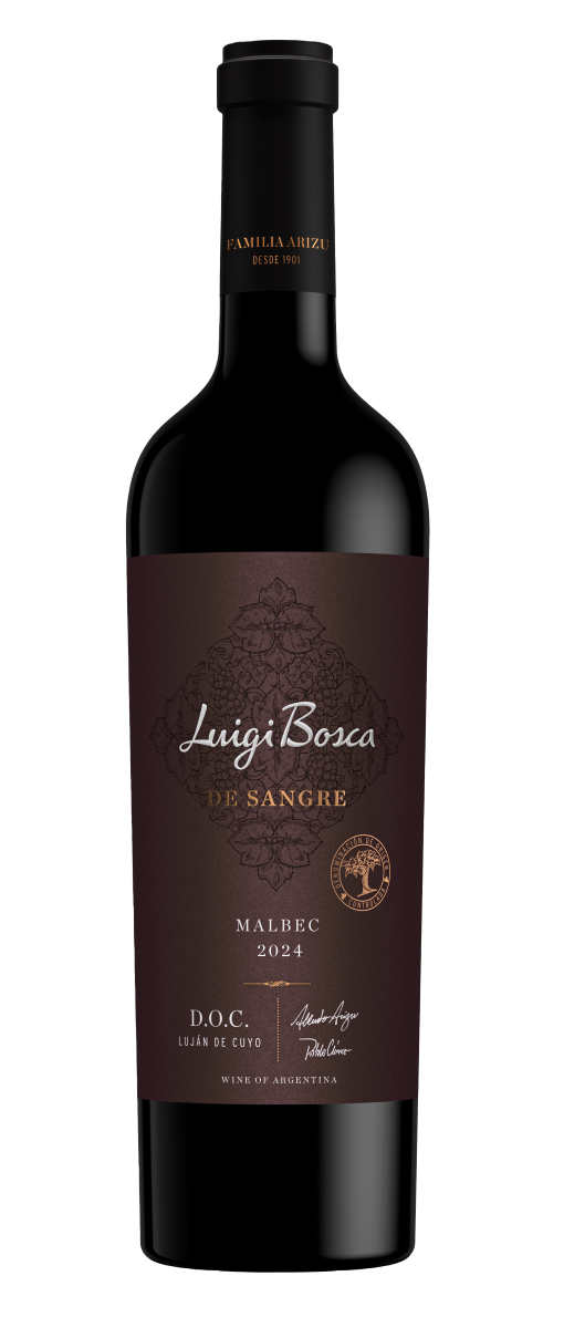 Luigi Bosca De Sangre Malbec D.O.C. 2024 fue reconocido por un jurado internacional.