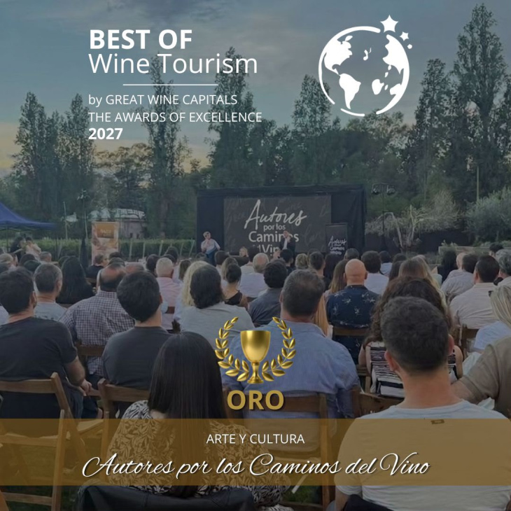 El premio reconoce su aporte al enoturismo cultural mendocino.