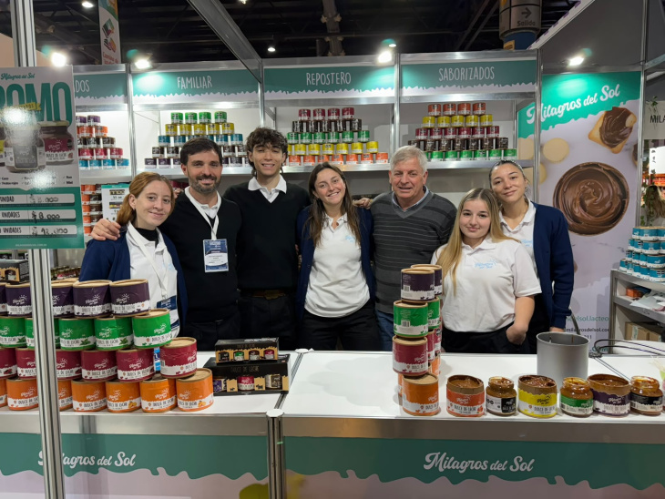 Los alfajores fueron presentados en la feria Caminos y Sabores.