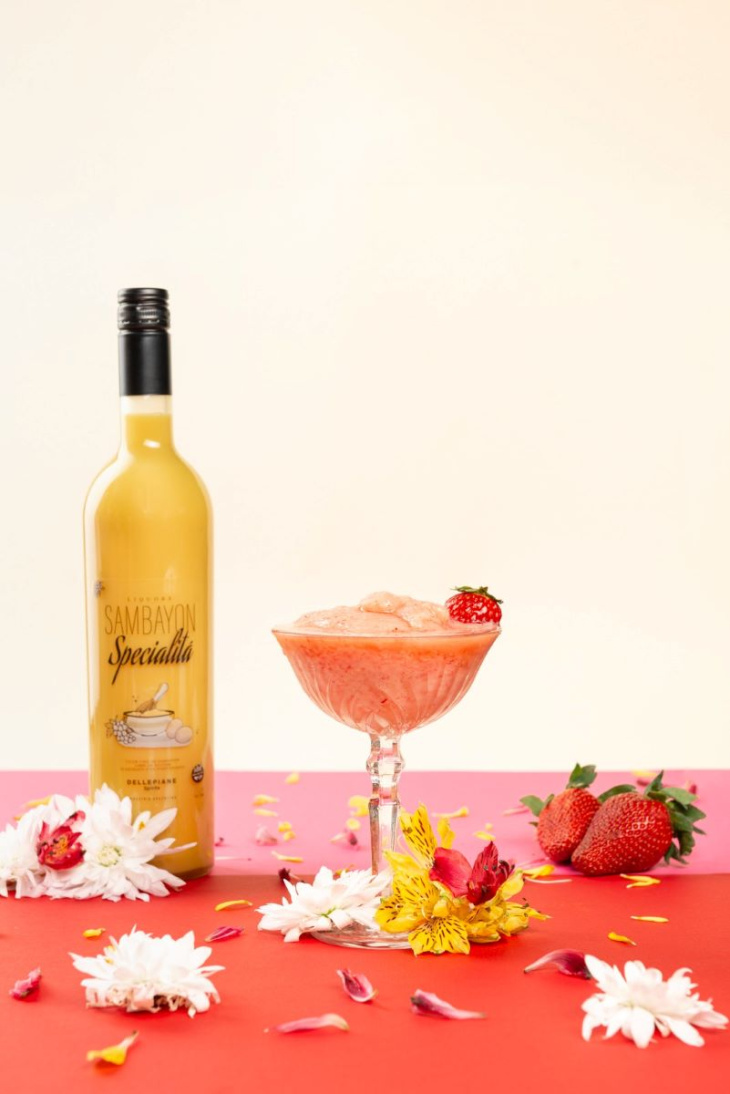 El Pink Velvet combina frutillas, sambayón y hielo.