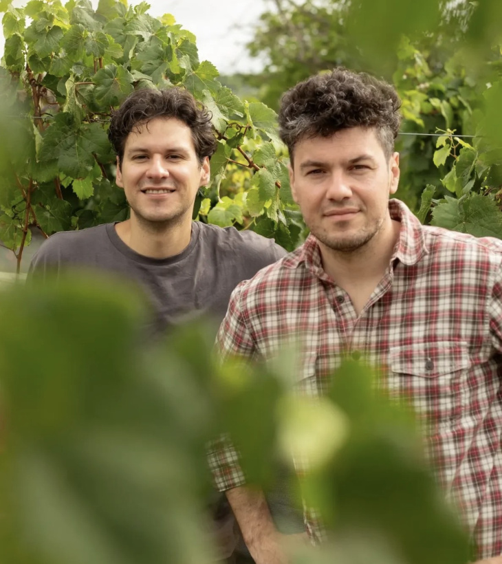 Luciano Peirone y Sebastián Escalante, pioneros de los espumantes jujeños