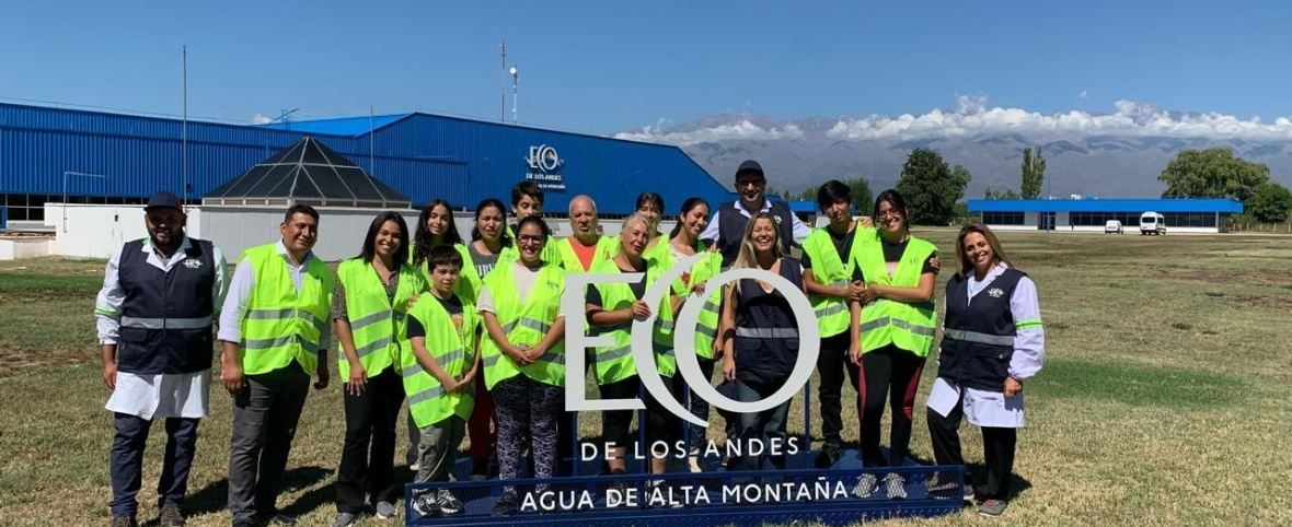 Eco de los Andes celebra un año del Eco Tour, su programa de puertas abiertas en Tunuyán