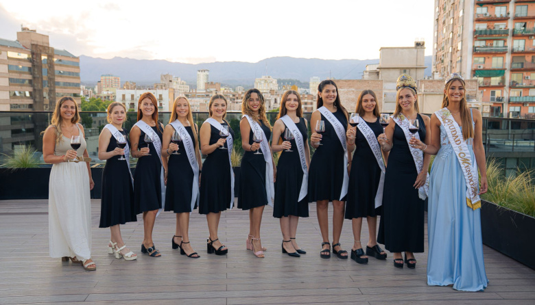 Vendimia 2026: las candidatas celebraron el vino y la cultura en los espacios de Grupo Huentala