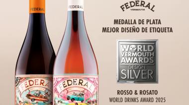 Vermut Federal recibe doble medalla de plata por su diseño de etiquetas