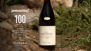 Zuccardi volvió a alcanzar el puntaje perfecto con su Malbec Gravascal 2023